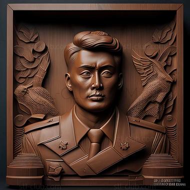 3D model Kanggye in North Korea (STL)